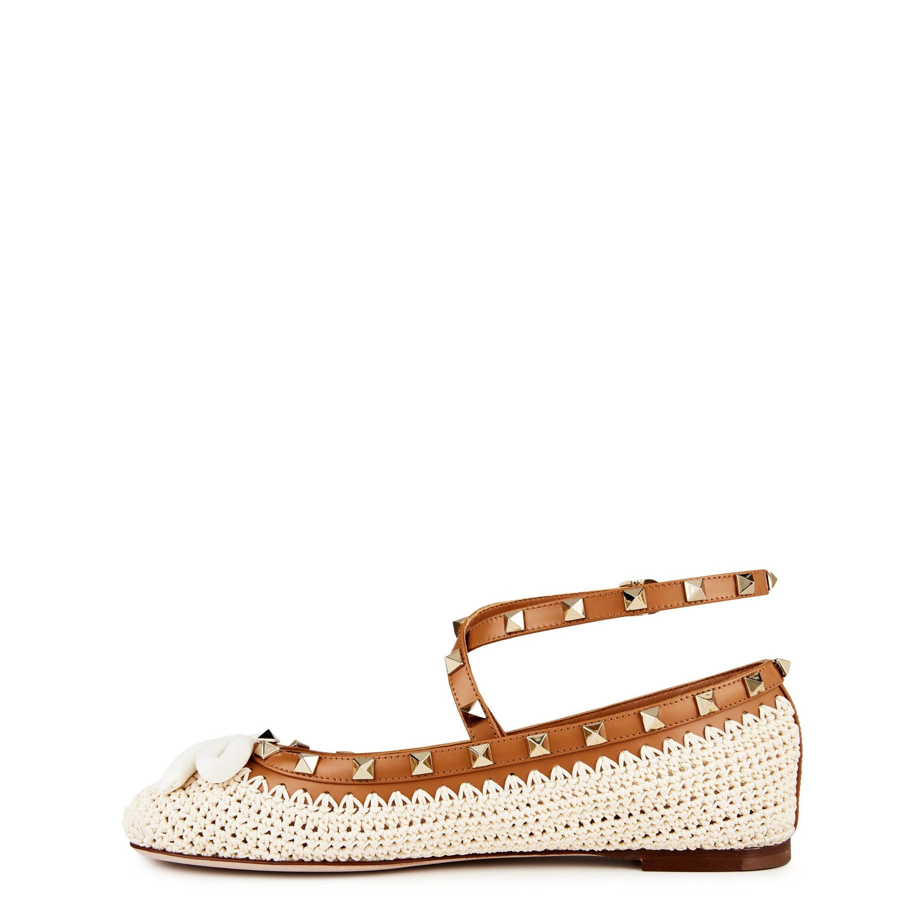 Rockstud Crochet Ballerina