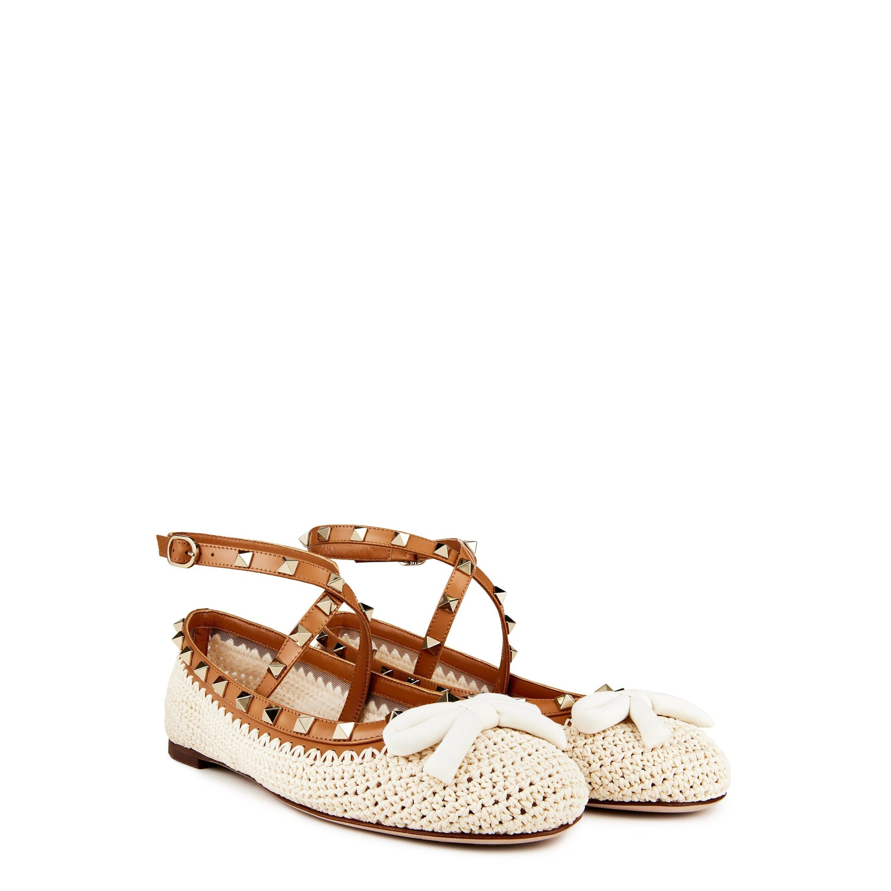 Rockstud Crochet Ballerina