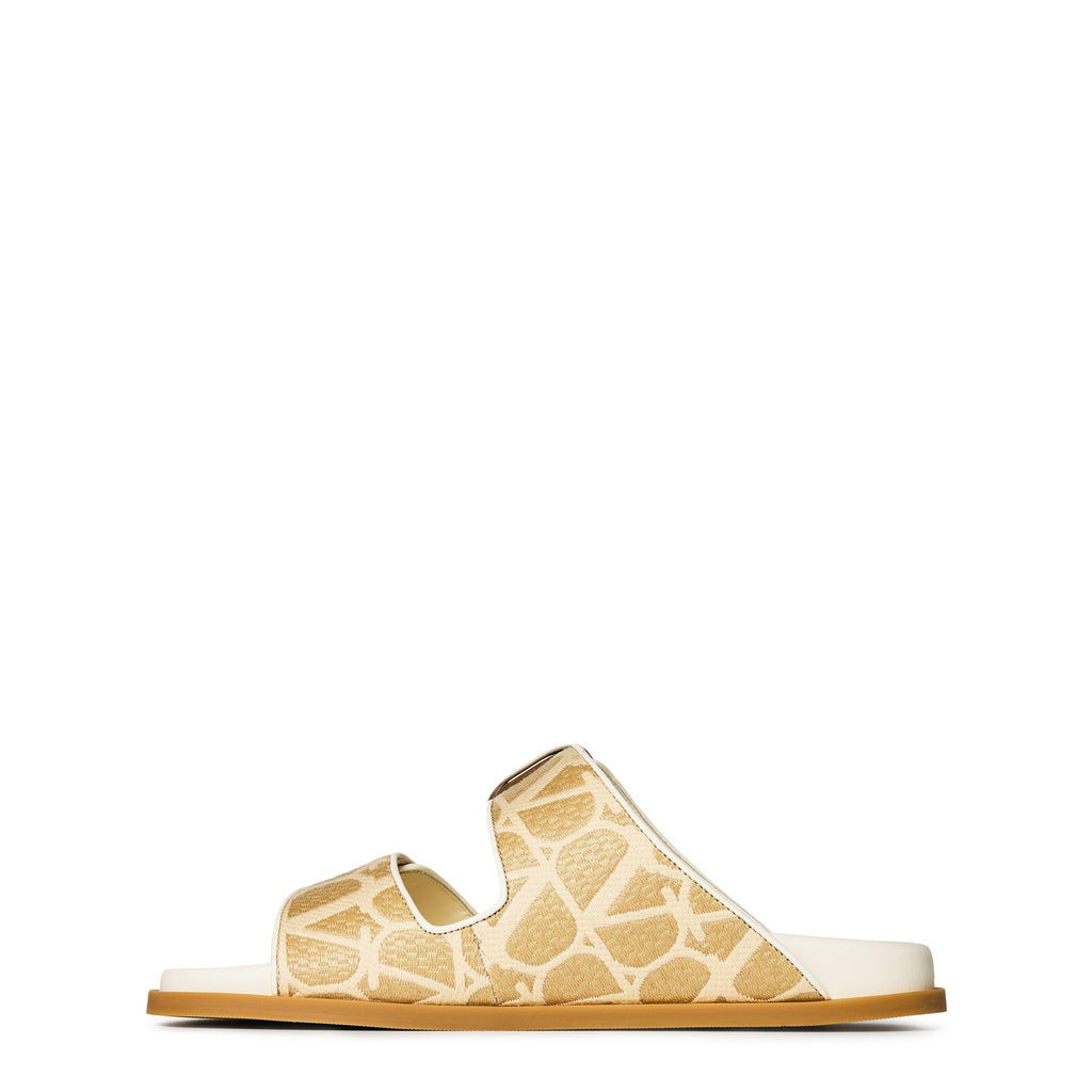 V-Logo Canvas-Jacquard Slides