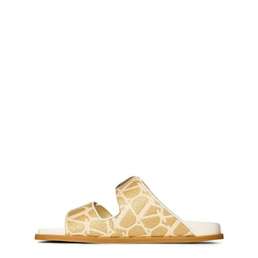 V-Logo Canvas-Jacquard Slides