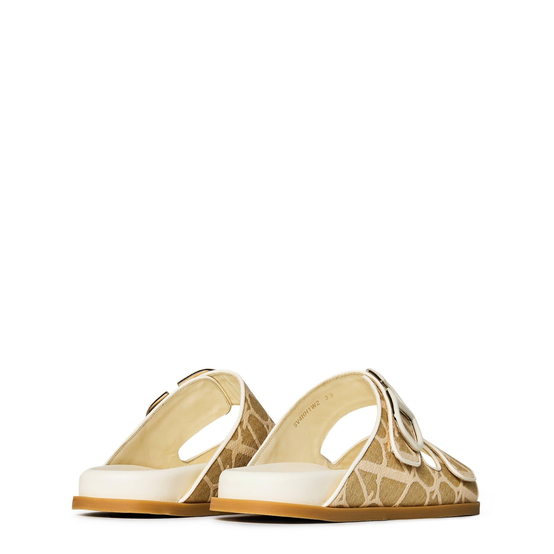 V-Logo Canvas-Jacquard Slides