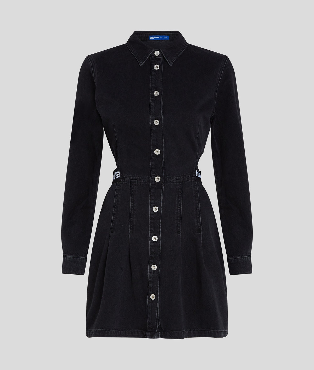 DENIM CUTOUT DRESS