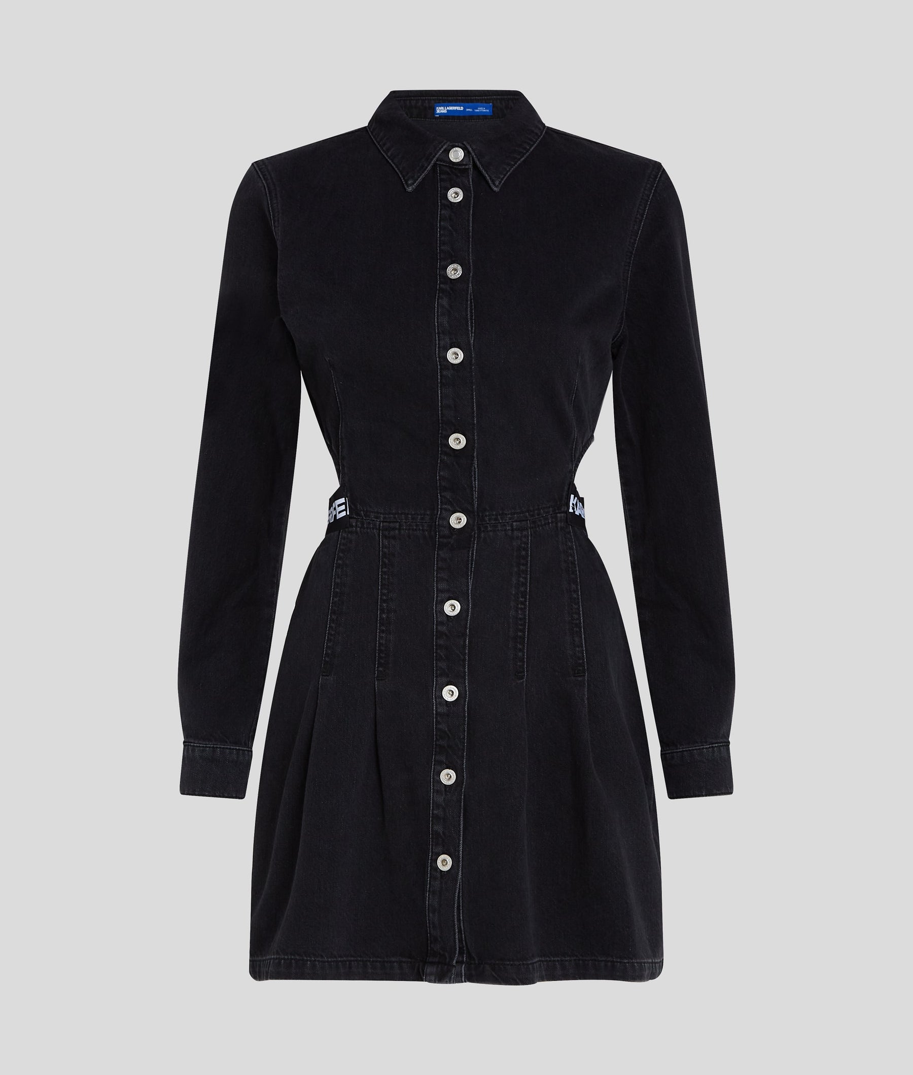 DENIM CUTOUT DRESS