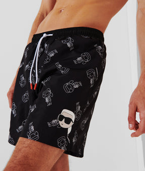 IKON ALL-OVER-PRINT BOARD SHORTS