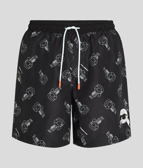 IKON ALL-OVER-PRINT BOARD SHORTS