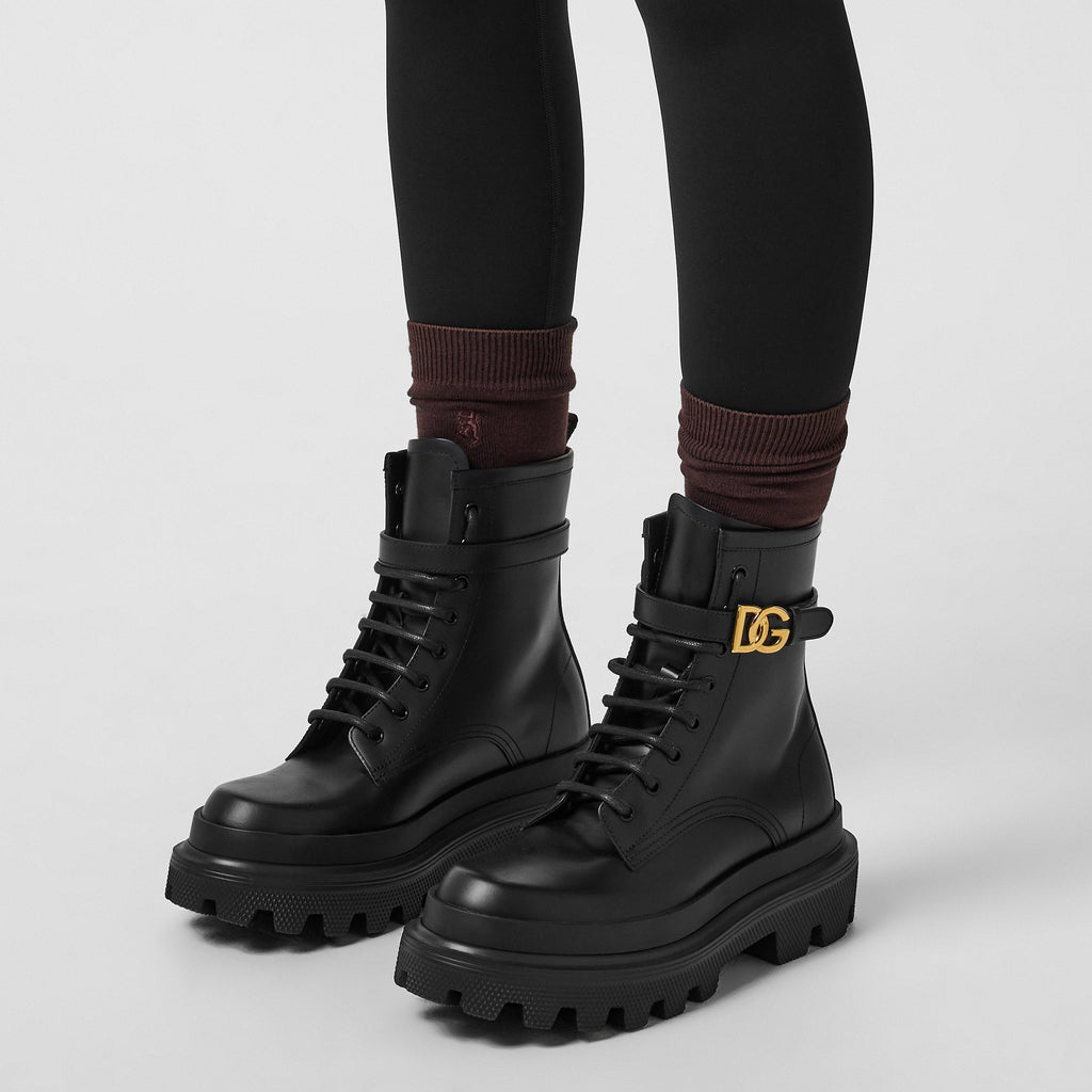 Trek Solid Calfskin Ankle Boots