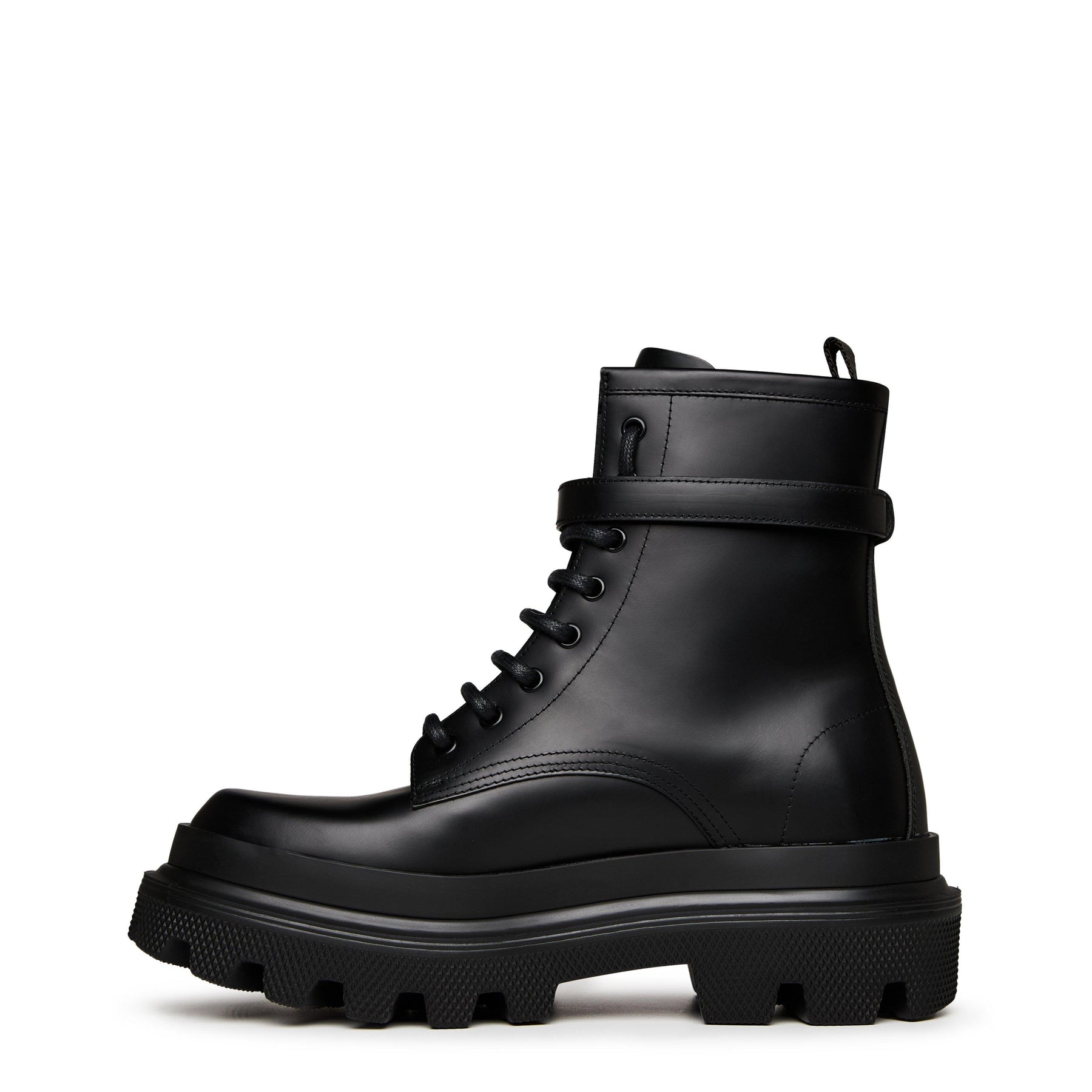 Trek Solid Calfskin Ankle Boots