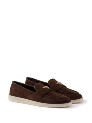 Suede loafers