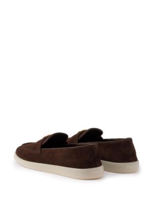 Suede loafers