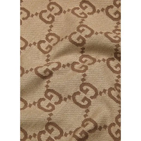 Gucci Men’s GG Supreme Monogrammed Panelled Polo Shirt