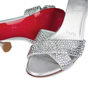 MARIZA IS BACK EMBELLISHED 85MM LEATHER MULES