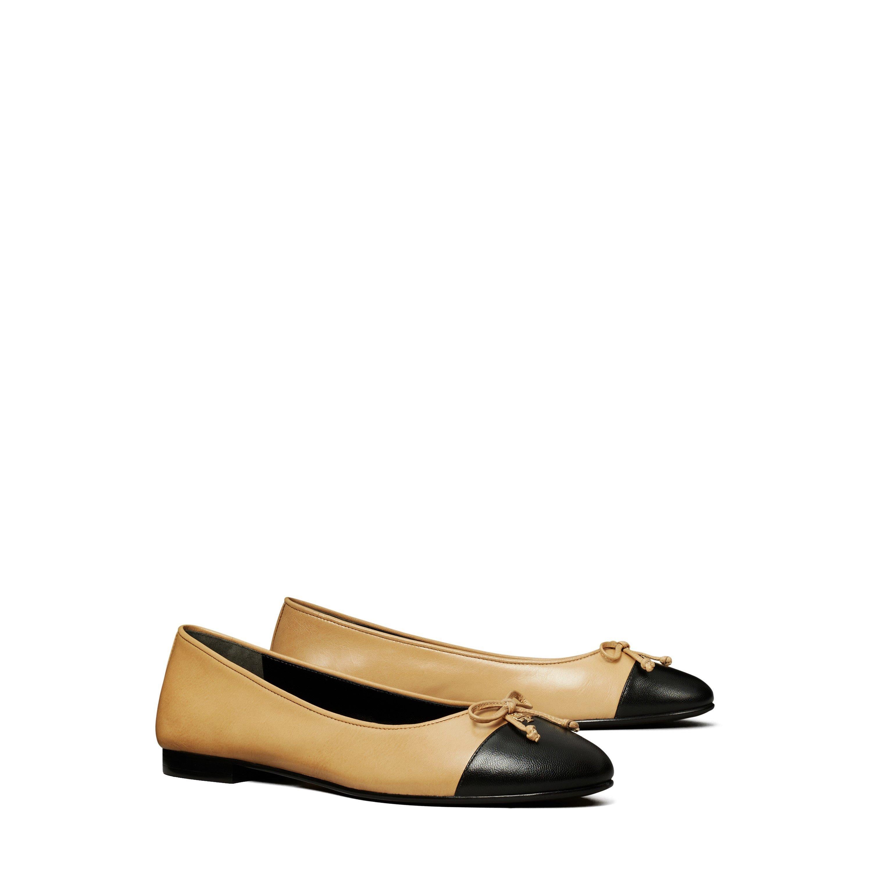 Cap-Toe Ballet Flats