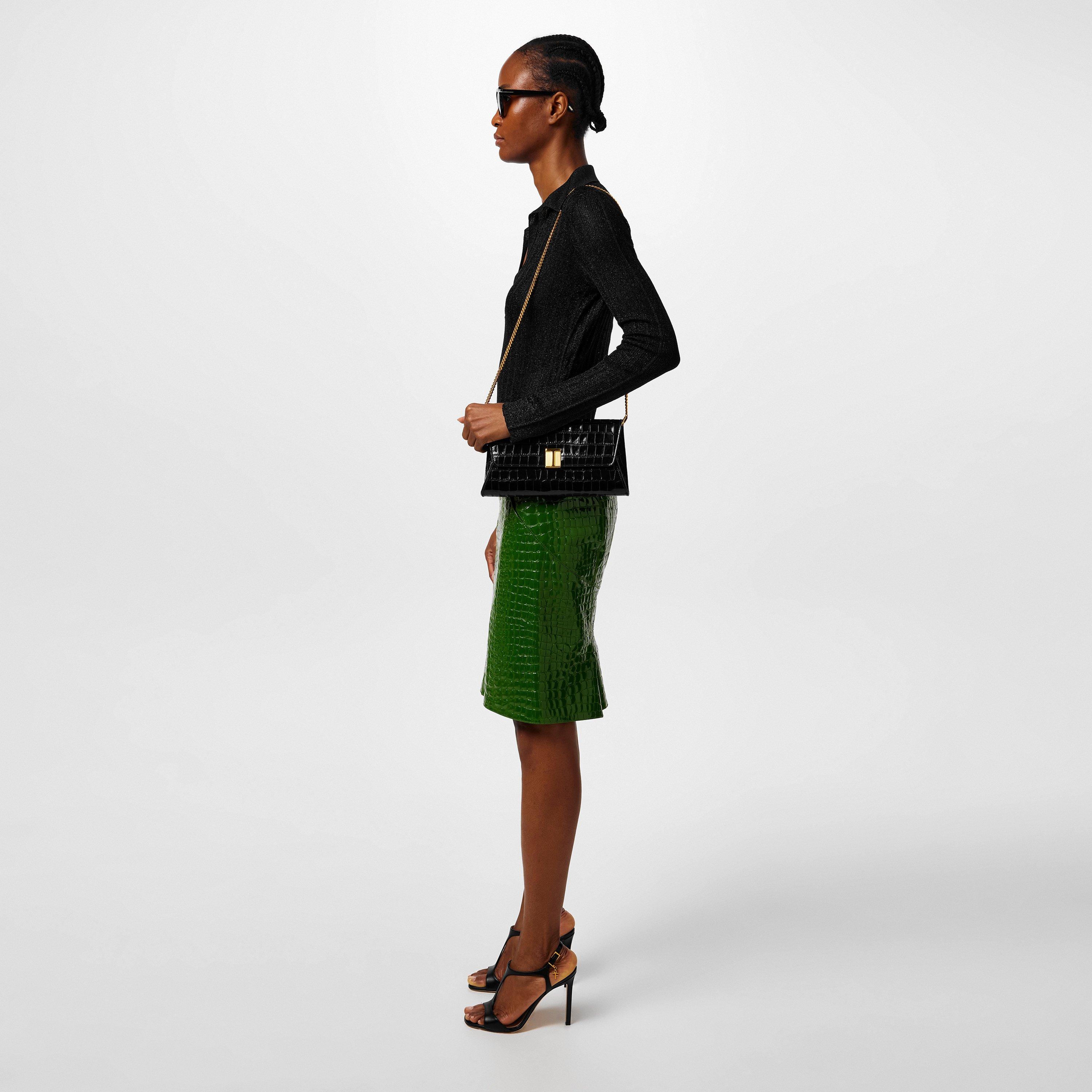 Shiny T-Bar Stilettos