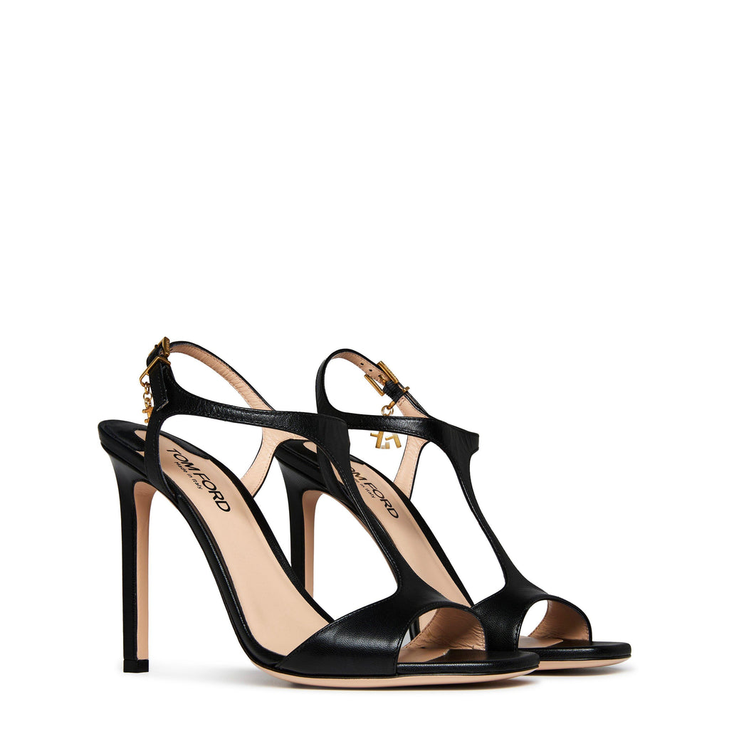 Shiny T-Bar Stilettos