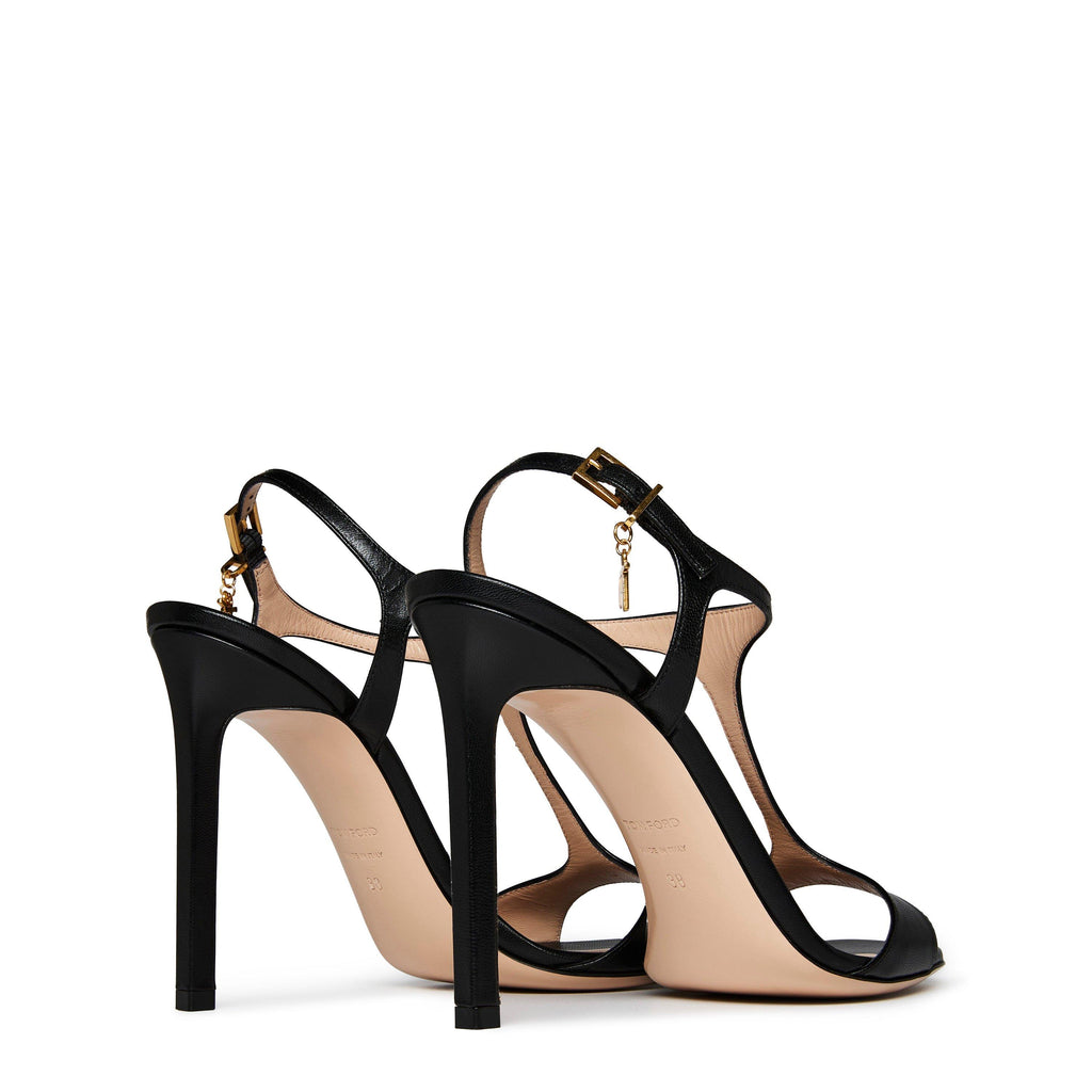 Shiny T-Bar Stilettos