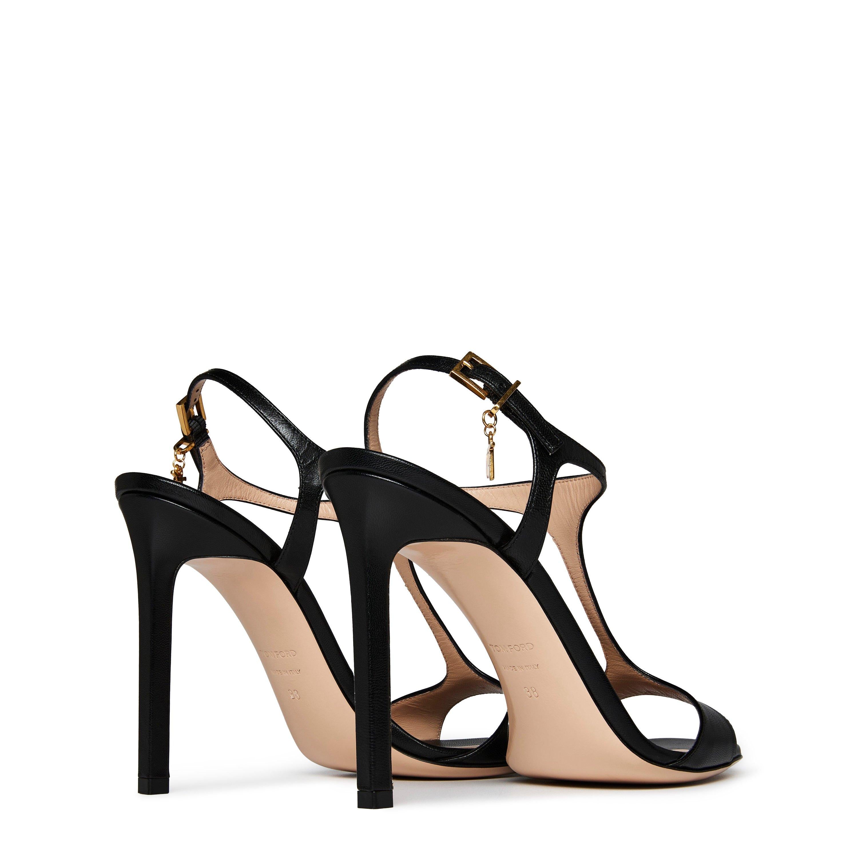 Shiny T-Bar Stilettos