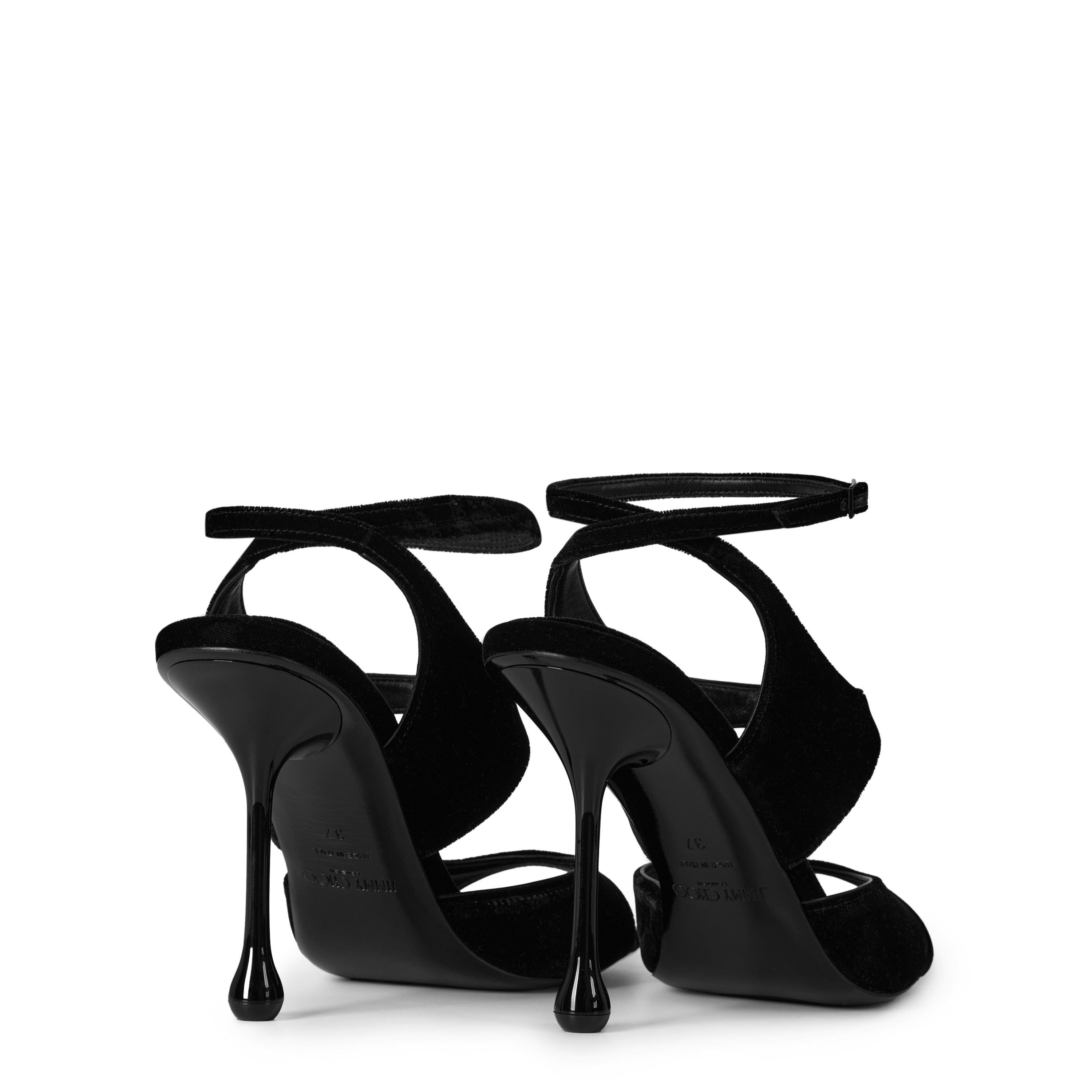 Orb Black 95mm Sandals
