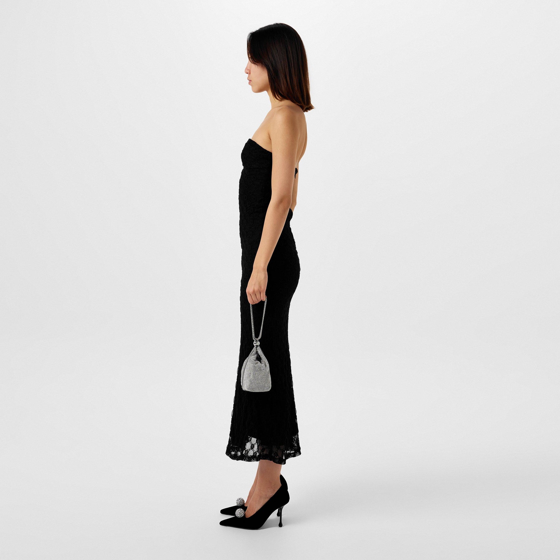 Orb Black 95mm Pumps
