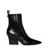 Brushed Calf Leather Beatle Boots