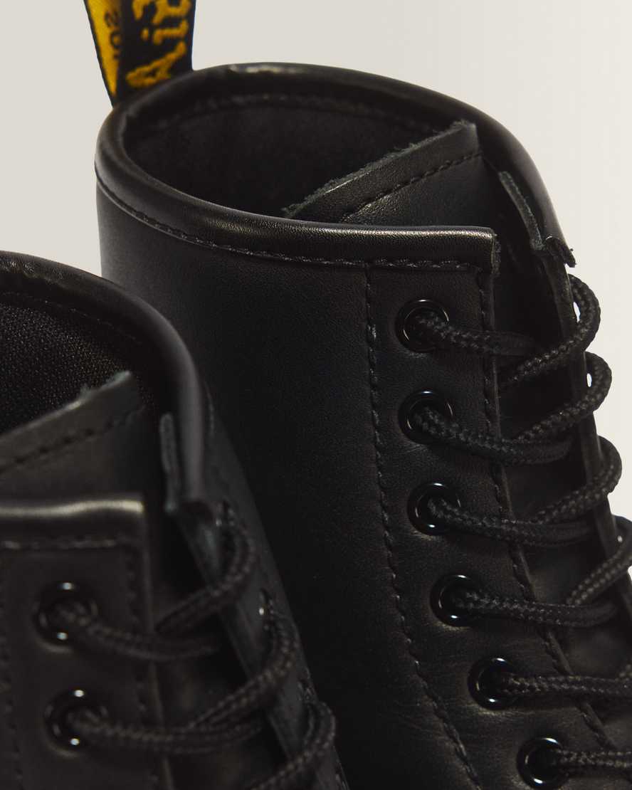1460 Slip Resistant Leather Lace Up Boots — Black
