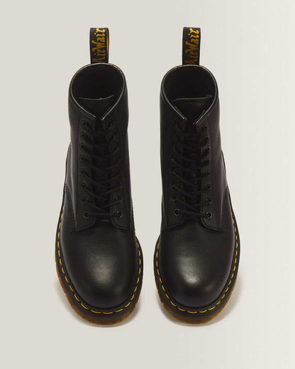 1460 Slip Resistant Leather Lace Up Boots — Black