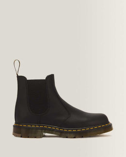 2976 Slip Resistant Leather Chelsea Boots — Black