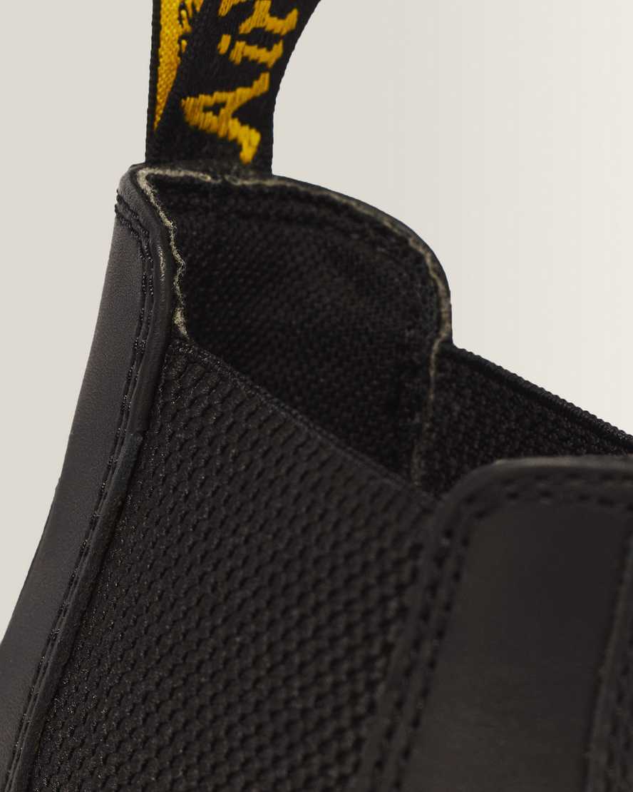 2976 Slip Resistant Leather Chelsea Boots — Black
