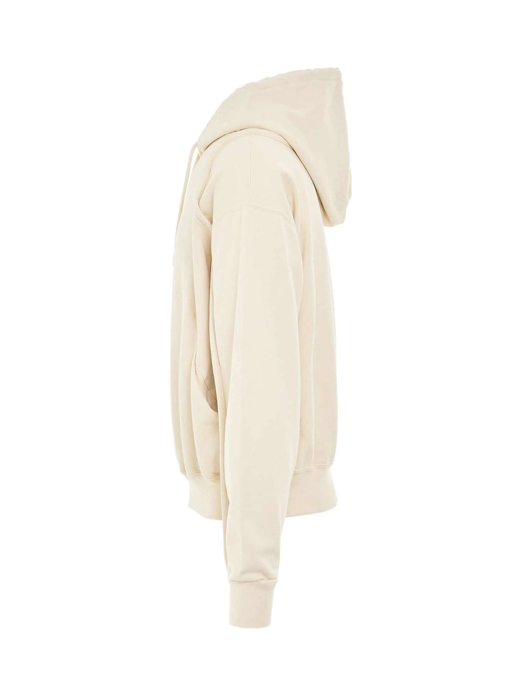 Camargue Warped Logo Hoodie in Light Beige