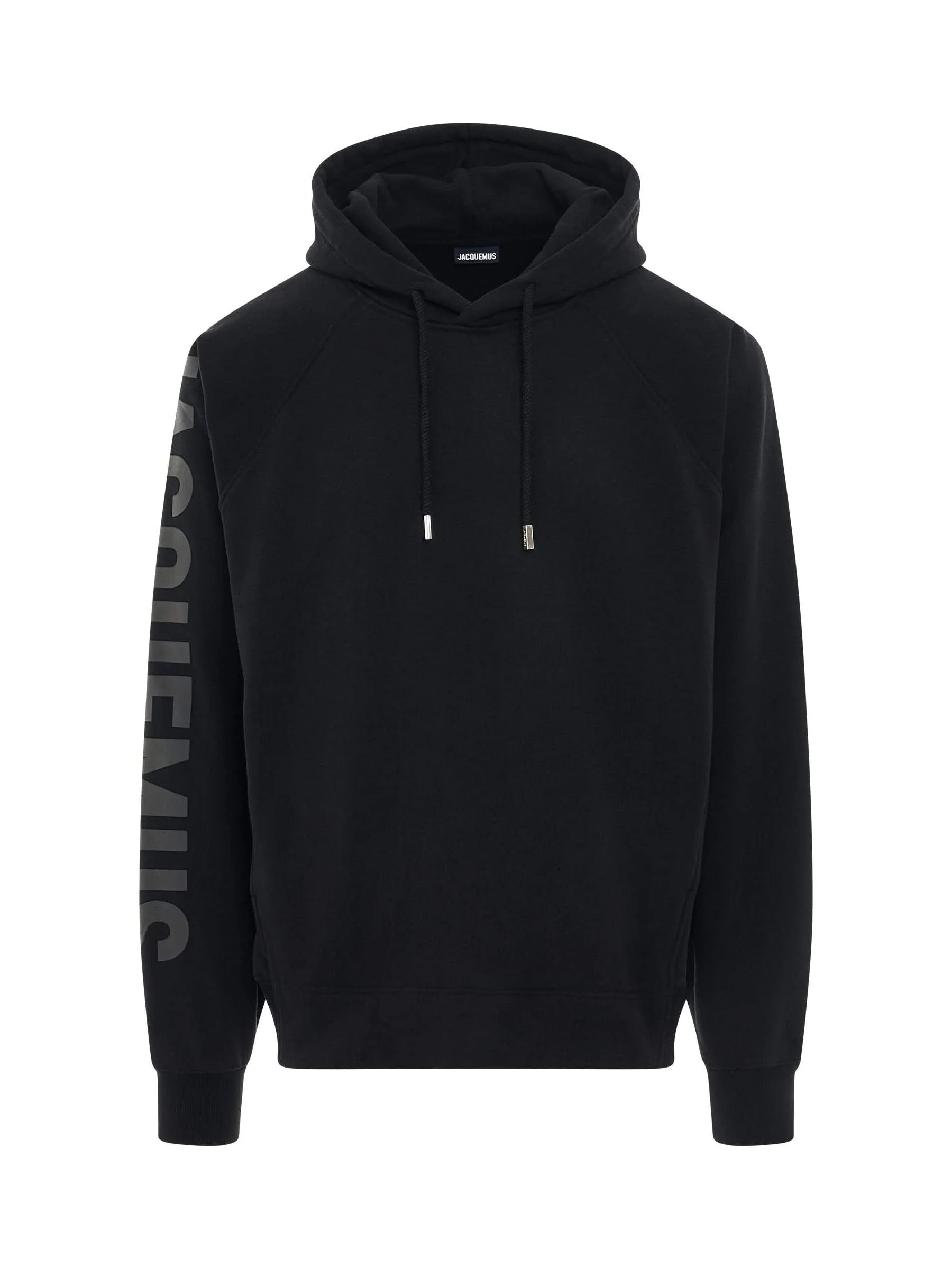 Typo Logo Hoodie in Black