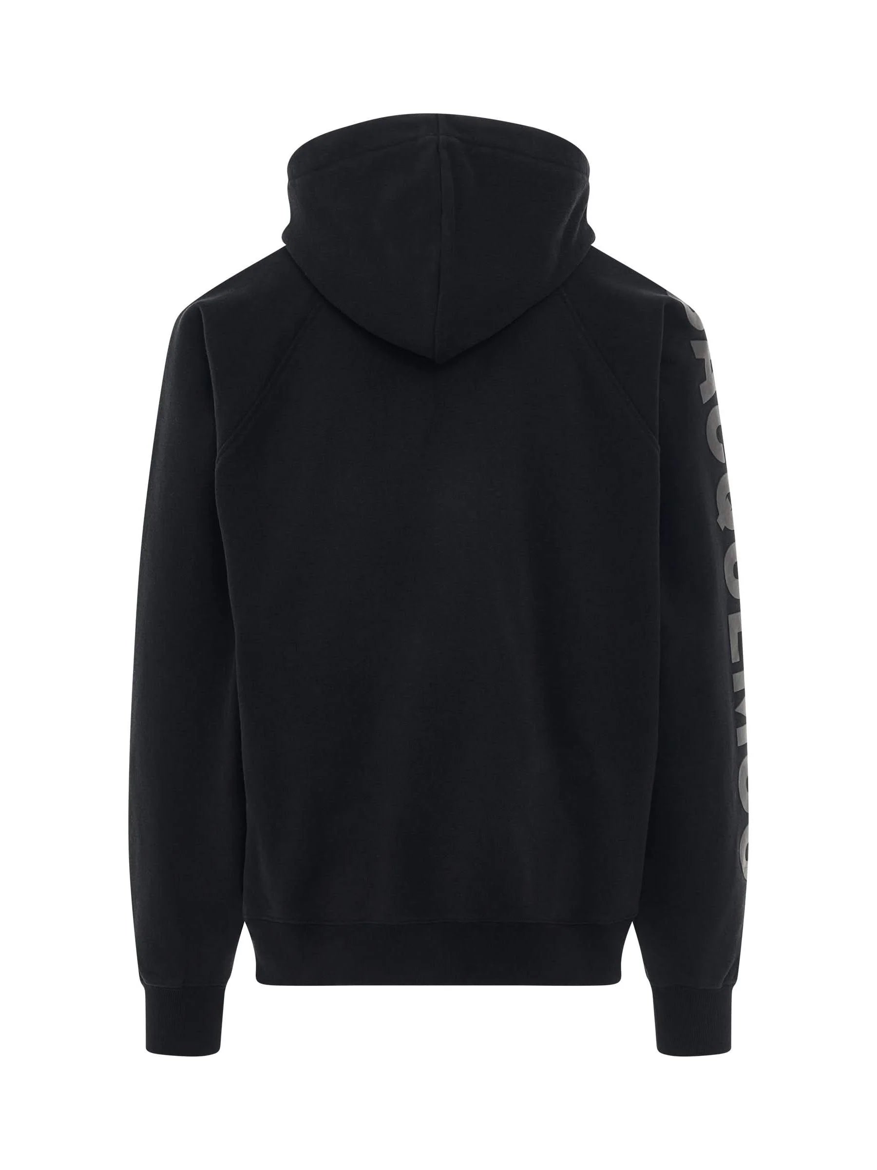 Typo Logo Hoodie in Black