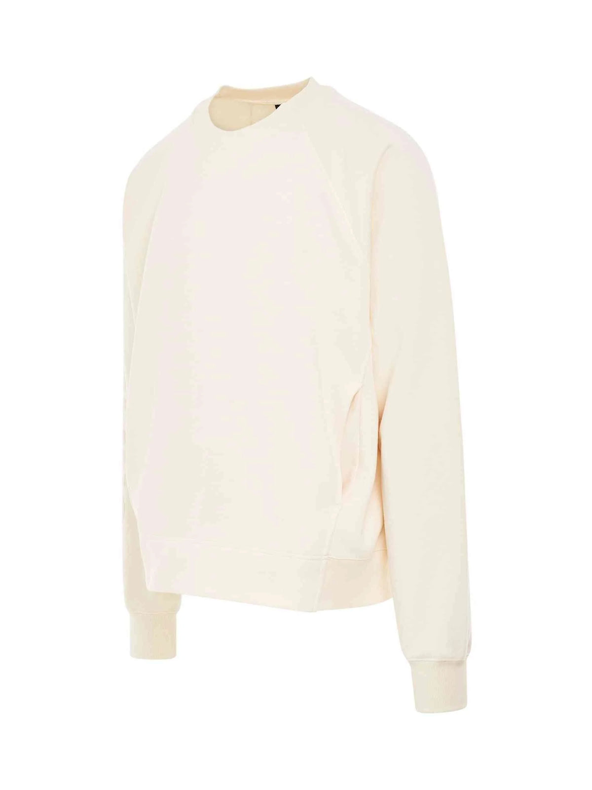 Typo Sleeve Logo Sweatshirt in Light Beige