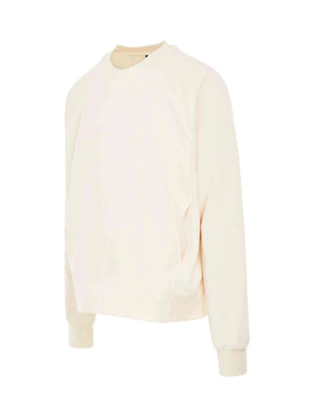 Typo Sleeve Logo Sweatshirt in Light Beige