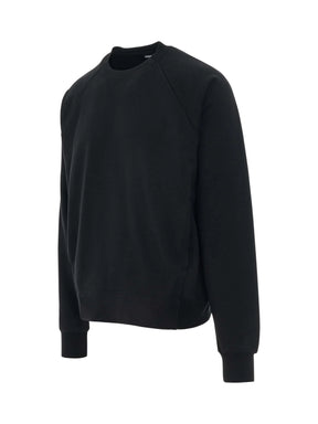 Typo Sleeve Logo Sweatshirt in Black