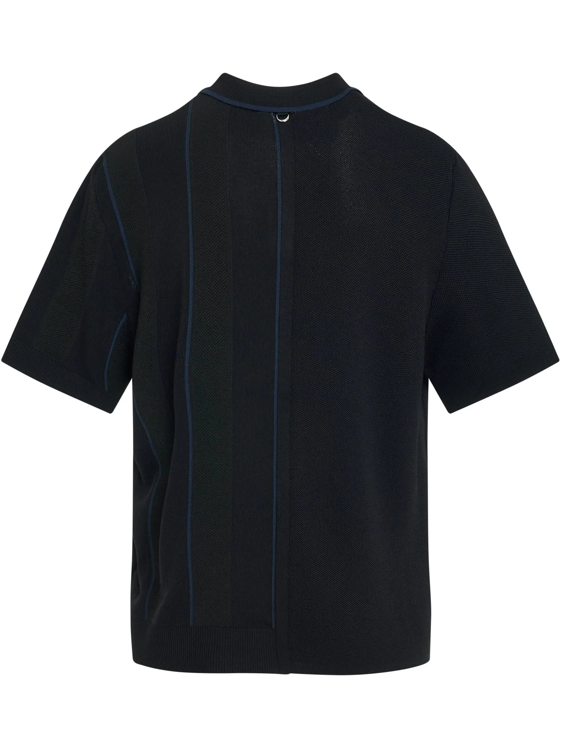 Juego Striped Polo in Black