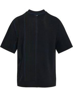 Juego Striped Polo in Black
