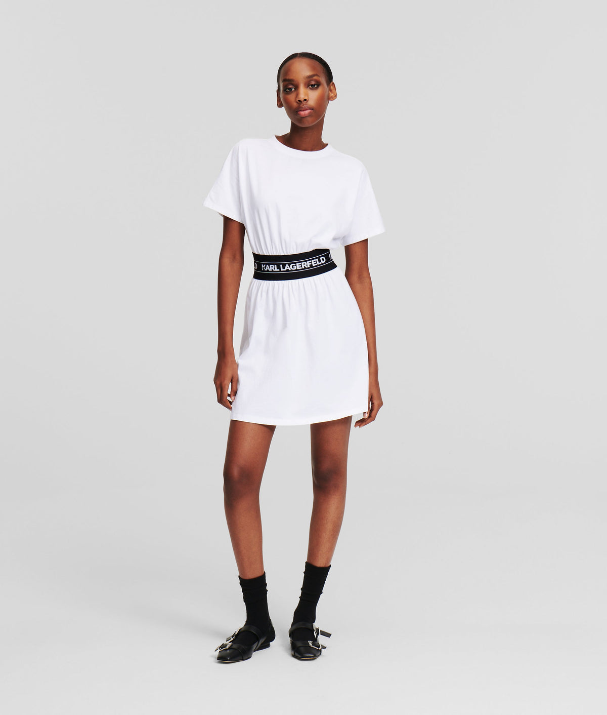 LOGO TAPE T-SHIRT DRESS