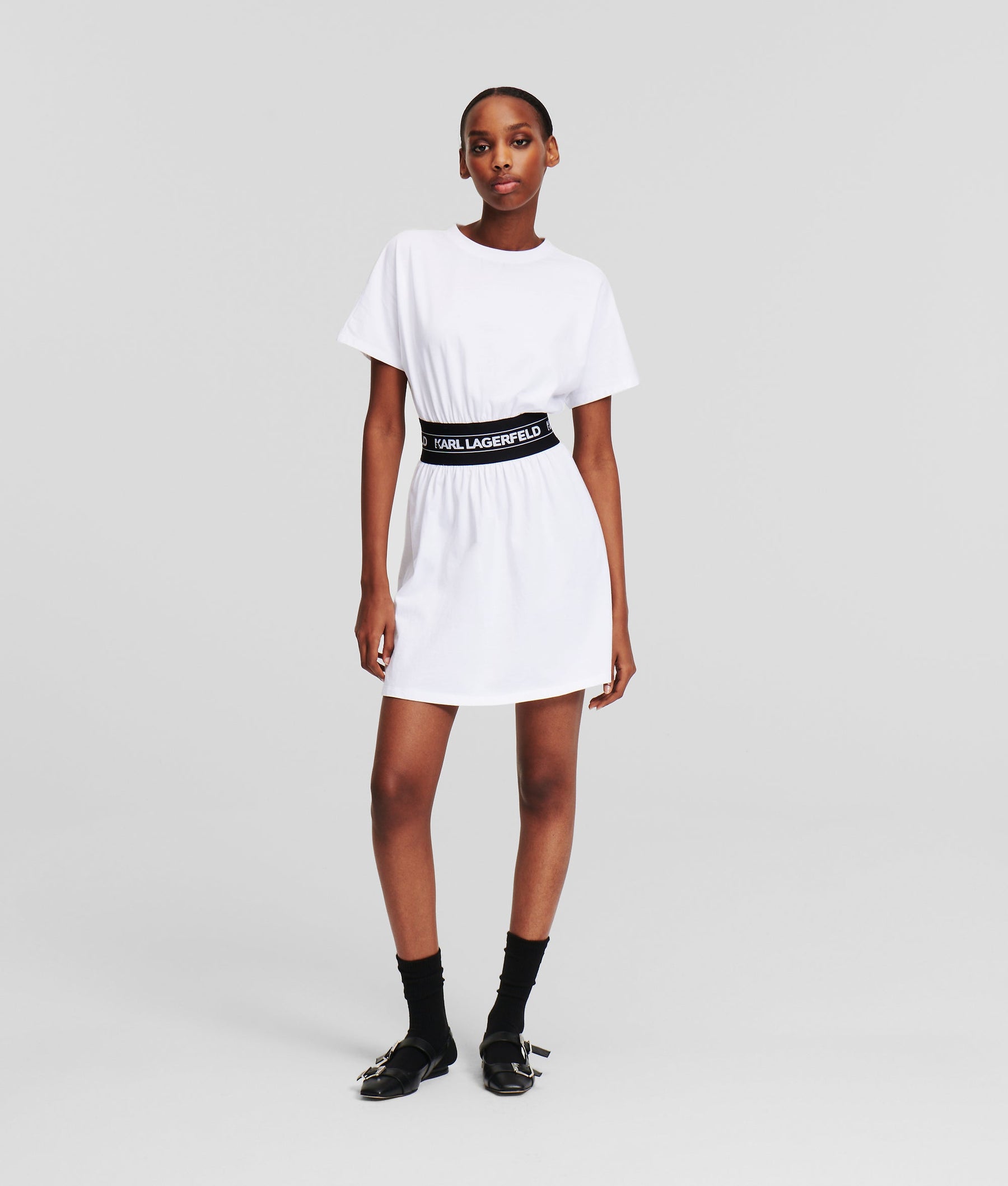 LOGO TAPE T-SHIRT DRESS