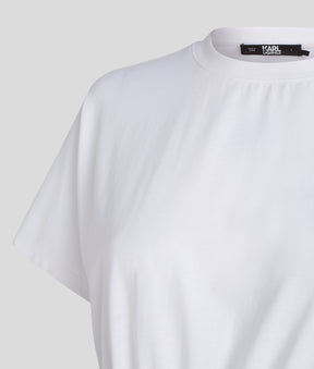LOGO TAPE T-SHIRT DRESS