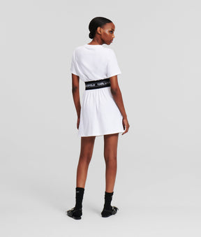 LOGO TAPE T-SHIRT DRESS
