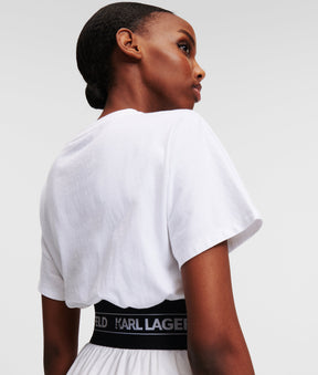 LOGO TAPE T-SHIRT DRESS