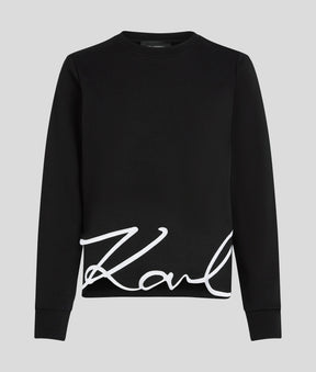 SIGNATURE HEM SWEATSHIRT