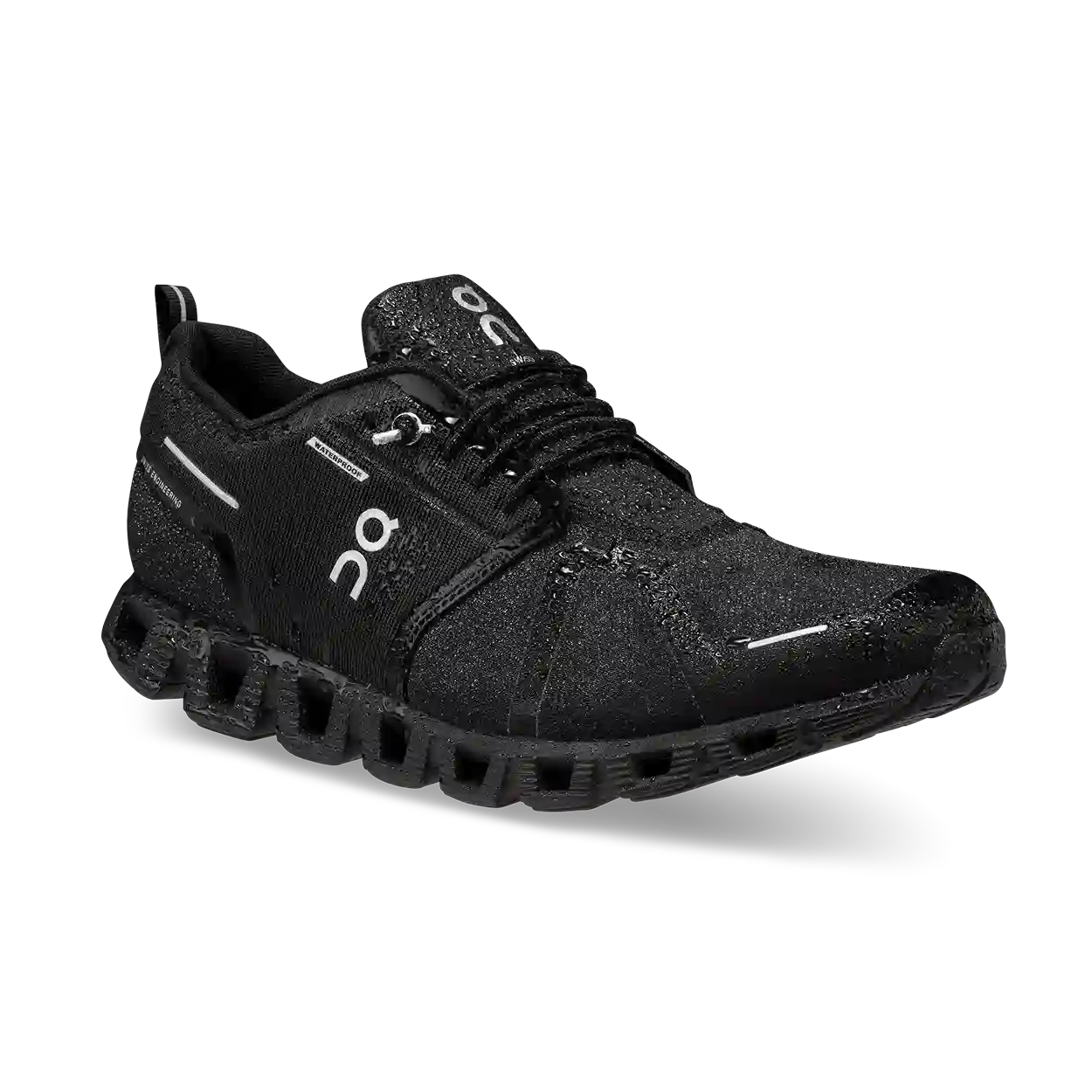 On Running Cloud 5 Waterproof All Black
