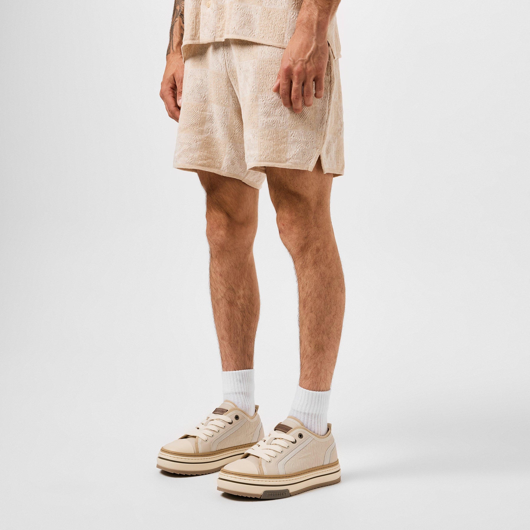 Men's X Low Trainers, Layered Design, Chunky Laces