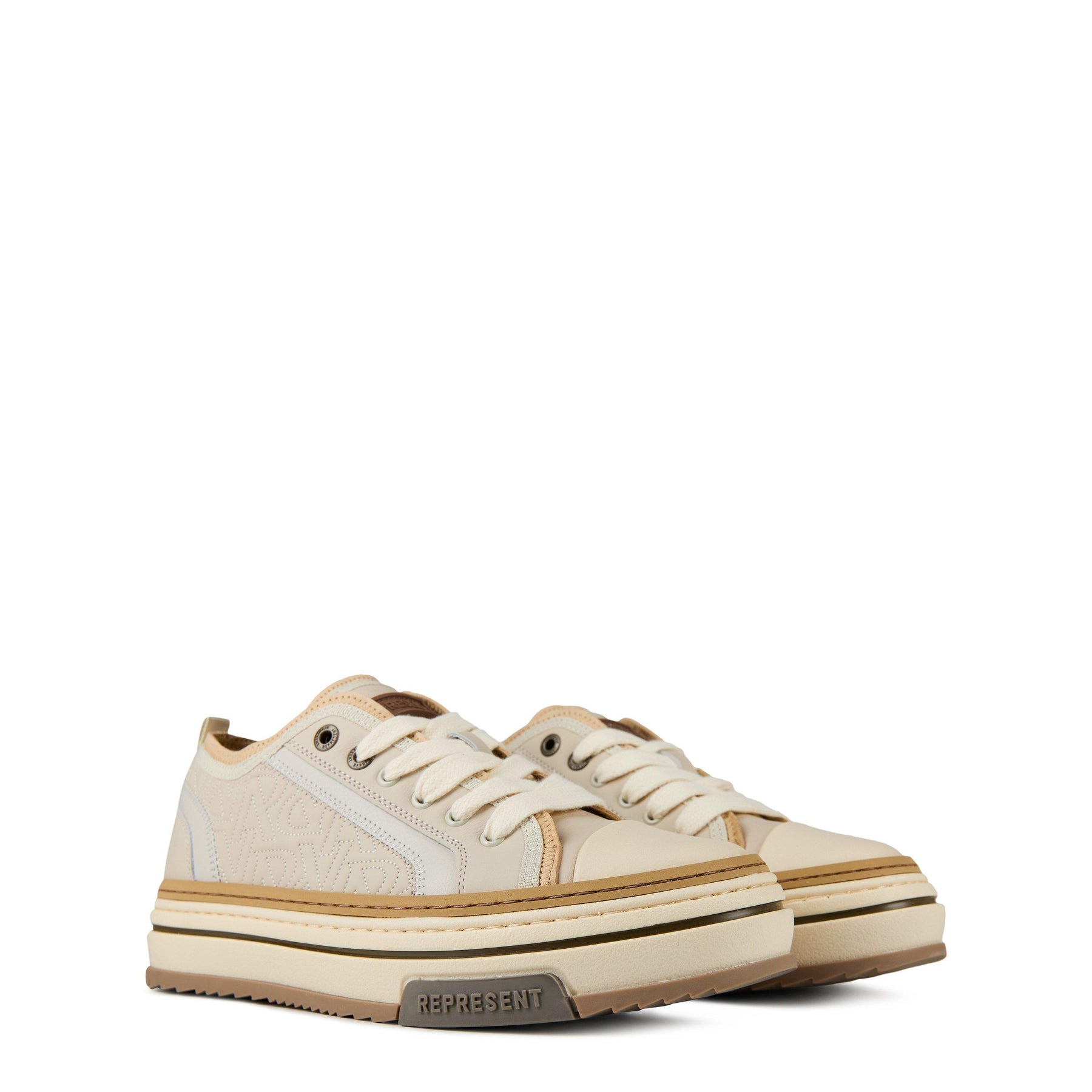 Men's X Low Trainers, Layered Design, Chunky Laces