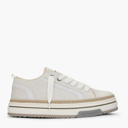 X Low Trainers, Layered Design, Chunky Laces