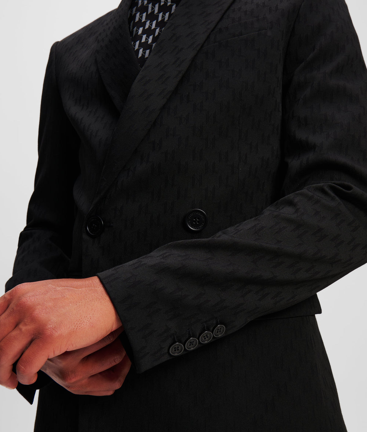 MONOGRAM DOUBLE-BREASTED BLAZER
