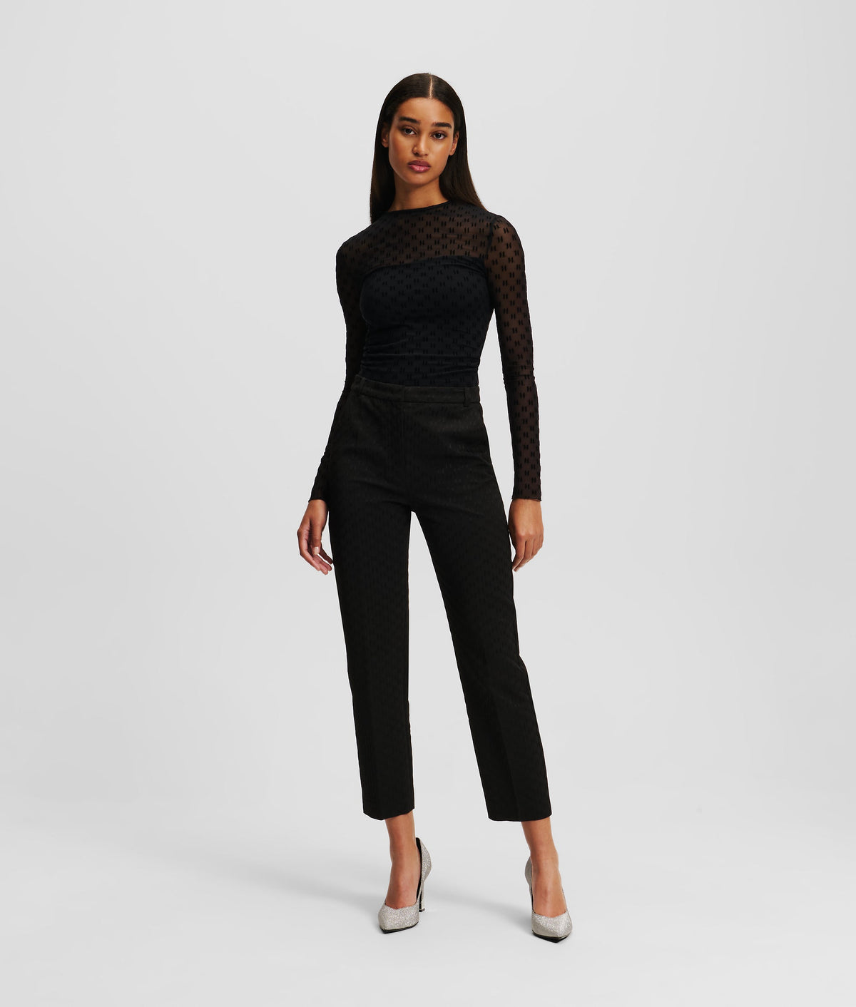 MONOGRAM TAILORED TROUSERS