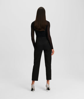 MONOGRAM TAILORED TROUSERS