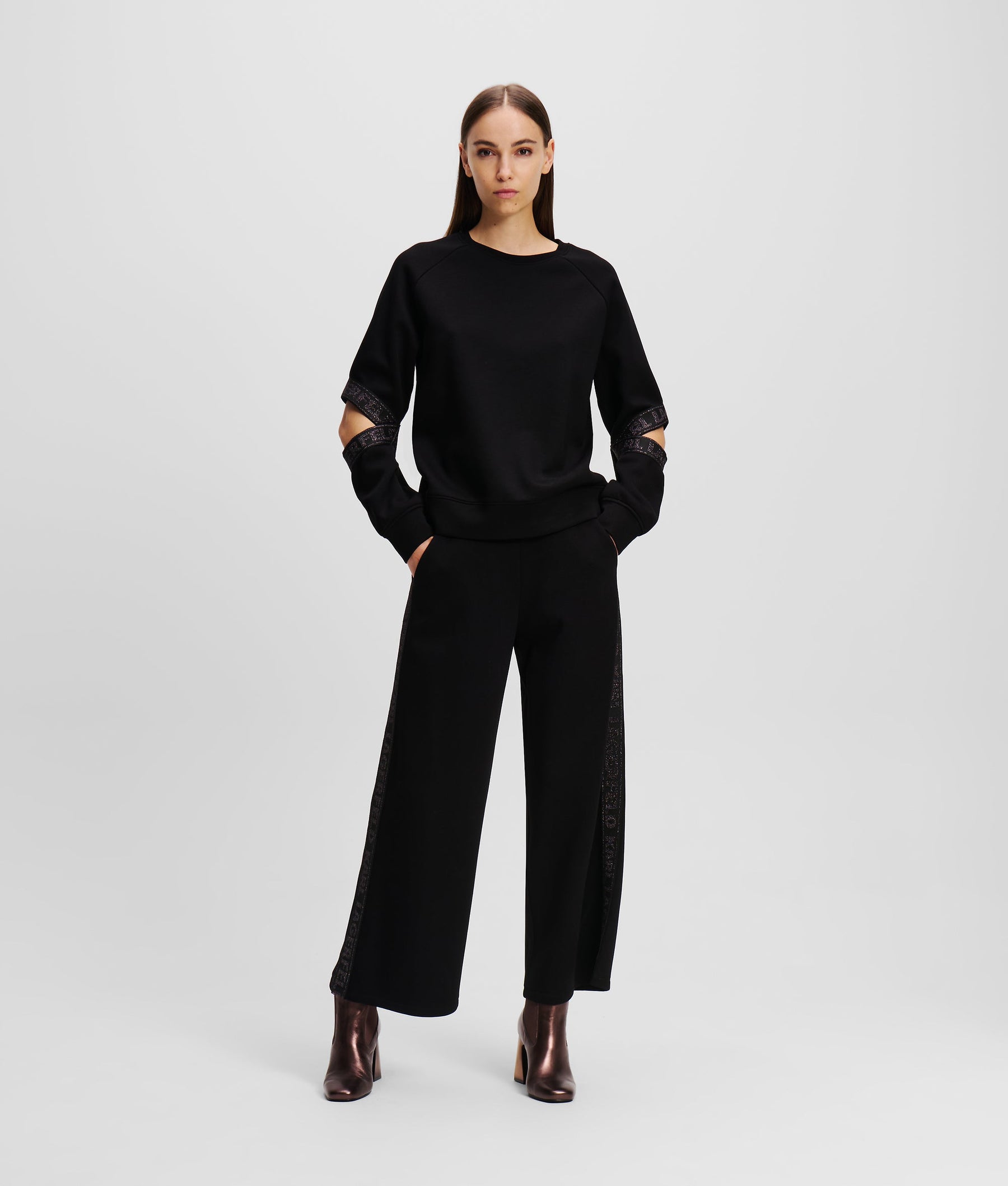 GLITTER LOGO TAPE CULOTTES