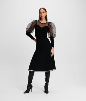 KARL ESSENTIAL A-LINE SKIRT